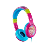 Paw Patrol Skye Auxiliary Headphones with Volume Limit, Adjustable Headband and Padded Earcups