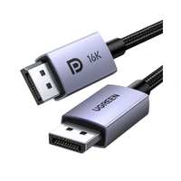 UGREEN 16K DisplayPort 2.1 Cable 3M Ultra High Resolution 40Gbps HDR Gaming Monitor Lead