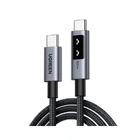 UGREEN Uno 100W USB C to USB C Cable with LED Display Fast Charging Braided Durable Design