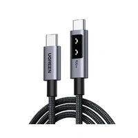 UGREEN Uno 100W USB C to USB C Cable with LED Display Fast Charging Braided Durable Design