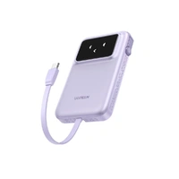 UGREEN Uno 10000mAh 30W Power Bank with Built in USB C Cable Fast Charging