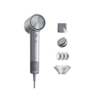 Laifen Swift 4 High Speed Hair Dryer with Nozzles and Nourishing Pods Polished Silver