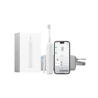 Laifen Wave SE Electric Toothbrush with Soft and Clean Brush Heads and Travel Bag White