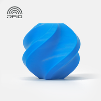 Bambu Lab Filament PLA Basic Cyan 10603 1.75mm 1KG with Spool A00-B08-1.75-1000-SPL-FL