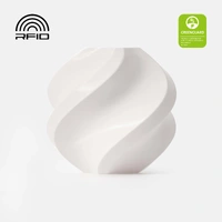 Bambu Lab Filament PLA Basic Jade White 10100 1.75mm 1KG with Spool A00-W01-1.75-1000-SPL-FL