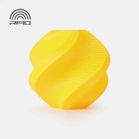 Bambu Lab Filament PLA Basic Yellow 10400 1.75mm 1KG with Spool A00-Y00-1.75-1000-SPL-FL