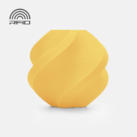 Bambu Lab Filament PLA Matte - Lemon Yellow (11400), 1.75mm, 1KG (with Spool) A01-Y2-1.75-1000-SPL