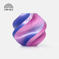 Bambu Lab Filament PLA Silk Multi-Colour Neon City 13903 1.75mm 1KG with Spool A05-T3-1.75-1000-SPL