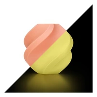 Bambu Lab Filament PLA Glow Glow Orange 15300 1.75mm 1KG Spool *Print Caution* A12A01.751000SPL