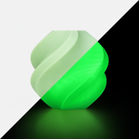 Bambu Lab Filament PLA Glow Glow Green 15500 1.75mm 1KG with Spool *Print Caution* A12G01.751000SPL
