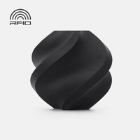 Bambu Lab Filament PLA Pure Absolute Black 17101 1.75mm 1KG with Spool A19-K00-1.75-1000-SPL