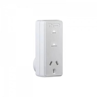 THOR A SERIES 1 OUTLET POWER FILTER - FORWARD FACING FIREPROOF MOV, FIRE RETARDANT HOUSING, BUZZER
