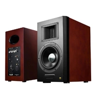 Airpulse A300 Active Home Studio Speakers Cherry Wood