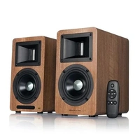 Airpulse A80 Wireless Active Bookshelf Speakers Walnut