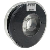 3D Meta Fire Retardant ABS Black 1KG Spool ABS-FR-BLACK