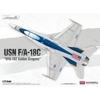 Academy 1/72 USN F/A-18C "VFA-192 Golden Dragons" Plastic Model Kit [12564]