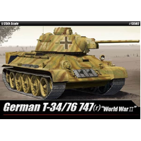 Academy 1/35 German T-34/76 747 (R) Plastic Model Kit [13502]