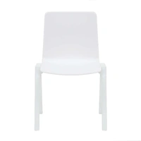 Academy Stacking Chair - White ACADCHA-WH