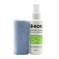 Moki Screen Clean 120ml + Microfibre Cloth ACC-FCSM02
