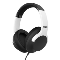 Moki USB-C Connect Headphones + Inline Microphone & Control - Black & White ACC-HPCOBW