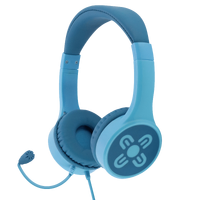 Moki ChatZone Headphones + Boom Microphone - Blue/Blue ACC-HPCZBB