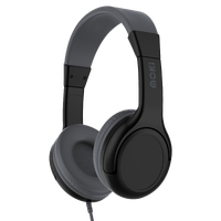 Moki Volume Limited Headphones for Kids - Black / Grey ACC-HPKGY