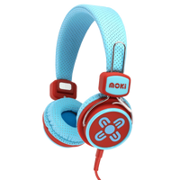 Moki Kid Safe Headphones Blue/Red ACC-HPKSBR