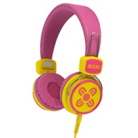 Moki Kid Safe Headphones Pink/Yellow ACC-HPKSPY