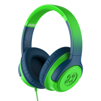 Moki Mixi USB-C Connect Wired Volume Limited Headphones - Green/Blue ACC-HPMIXGB