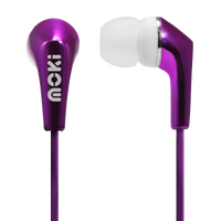 Moki Metallics Earphone - Pink ACC-HPMLCP