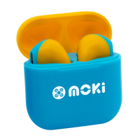 MokiPods Mini TWS Earphones for Kids Volume Limited - Blue/Yellow ACC-MPMPMBY
