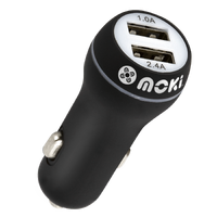 Moki USB-C to USB-A SynCharge Cable + Car ACC-MTCCAR