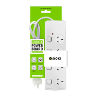 Moki Powerboard - 4 Socket + Individual Switches ACC-PPB4IS