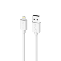 Moki USB-A to Lightning SynCharge Cable 1m - Classic White ACC-SALMCW