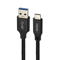 Moki SynCharge Mesh Cable USB 3.0 USB-C to USB-A ACC-TCUSB30