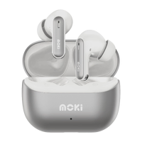 MokiPods True Wireless Stereo Earphones - Silver ACC-TWSMPSV