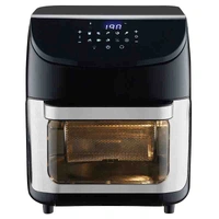 HEALTHY CHOICE 12 LITRE DIGITAL AIR FRYER, ALL ACCESSORIES INCLUDING ROTISSERIE, ROLLING CAGE, LARGE WINDOW, COLOUR RECIPE INCLUDED