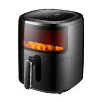 HEALTHY CHOICE 6 LITRE DIGITAL AIR FRYER, LED DISPLAY, WINDOW TO SEE THE FOOD AS ITS COOKING, COLOUR RECIPE BOOK INCLUDED