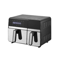 HEALTHY CHOICE DUAL ZONE 10 LITRE AIR FRYER, 2 DIFFERENT TEMPERATURES, 2 DIFFERENT TIMES