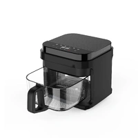 HEALTHY CHOICE 6.5 LITRE DIGITAL AIR FRYER, GLASS POT, SEE THROUGH ALL SIDES, EVEN COOKING, ACCESSORIES- MESH TRAY, HEATPROOF MAT,