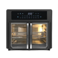 HEALTHY CHOICE DIGITAL 25 LITRE CONVECTION OVEN AIR FRYER COMBO, FRENCH DOORS, 17 PRESETS, 6 ACCESSORIES