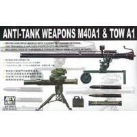 AFV Club 1/35 Anti-Tank Weapons M40A1 & Tow A1 Plastic Model Kit [AF35021]