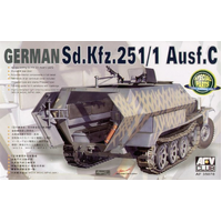 AFV Club 1/35 German Sd.Kfz.25 Ausf.C Half-Track Plastic Model Kit [AF35078]