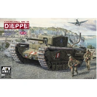 AFV Club 1/35 Churchill Mk.3 (Dieppie) Including Workable Track Plastic Model Kit