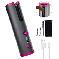 LENOXX CORDLESS AUTOMATIC HAIR CURLER, 6 TEMPERATURE SETTINGS