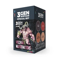 AK Interactive Wargame: Visceral Malformations Acrylic Paint Set 3rd Generation