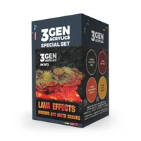 AK Interactive Wargame: Lava Effects Acrylic Paint Set 3rd Generation