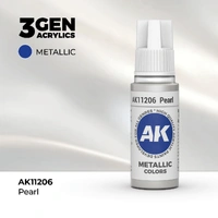 AK Interactive Pearl Metallic Acrylic Paint 17ml 3rd Generation