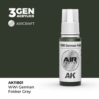 AK Interactive Air Series: WWI German Fokker Grey Acrylic Paint 17ml 3rd Generation