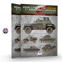 AK Interactive Book: Vehicles Of The Polish 1st Armoured Division (Camouflage Profile Guide) - English